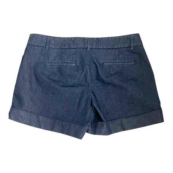 Express Navy blue chambray Chino short size 8 - Picture 5 of 5